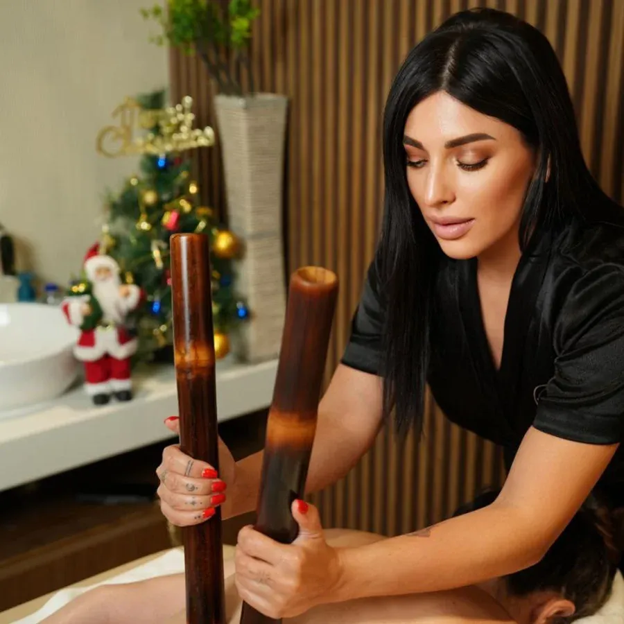 Signature Bamboo Massage at RuSpa, Courtyard by Marriott Al Barsha, Dubai